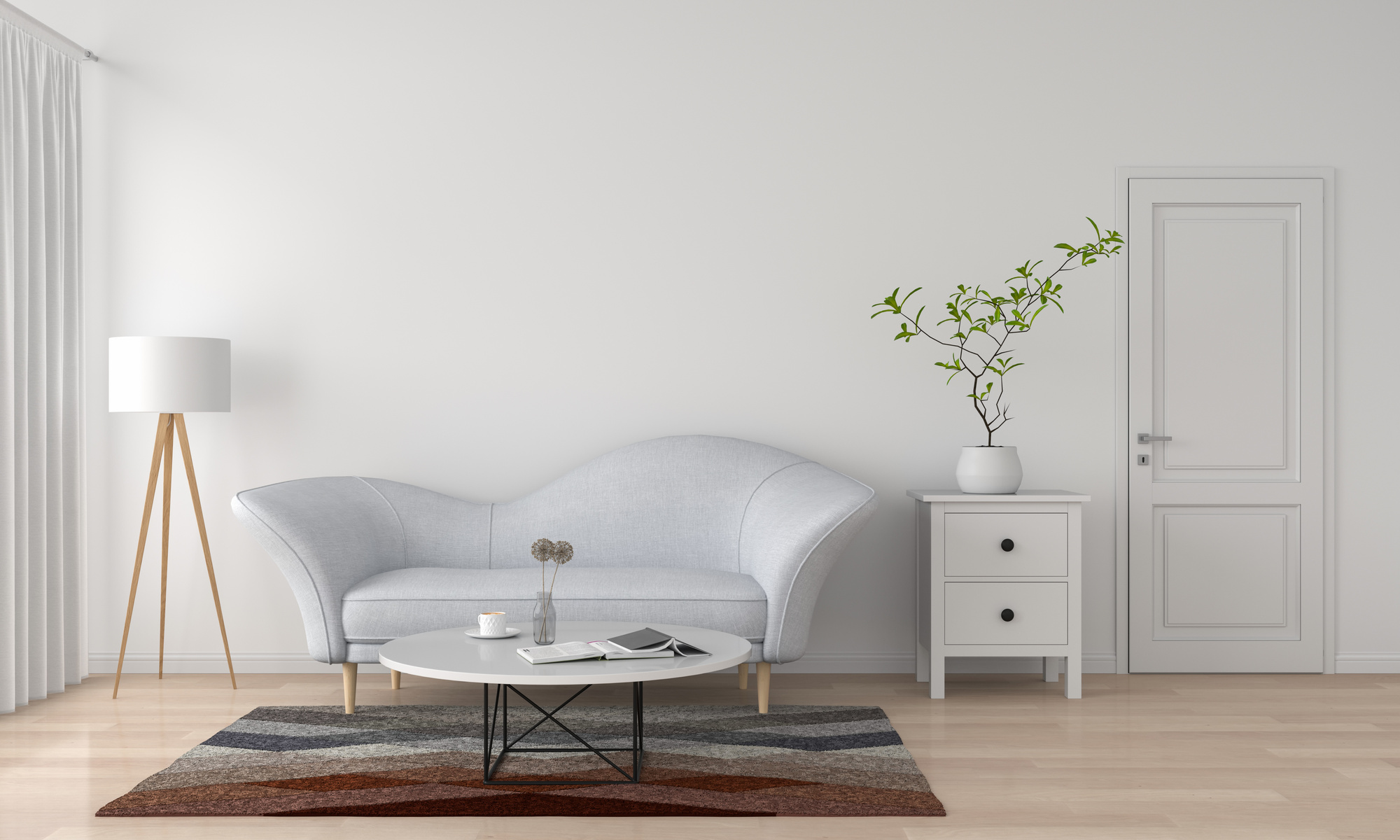 Contemporary Living Room Interior